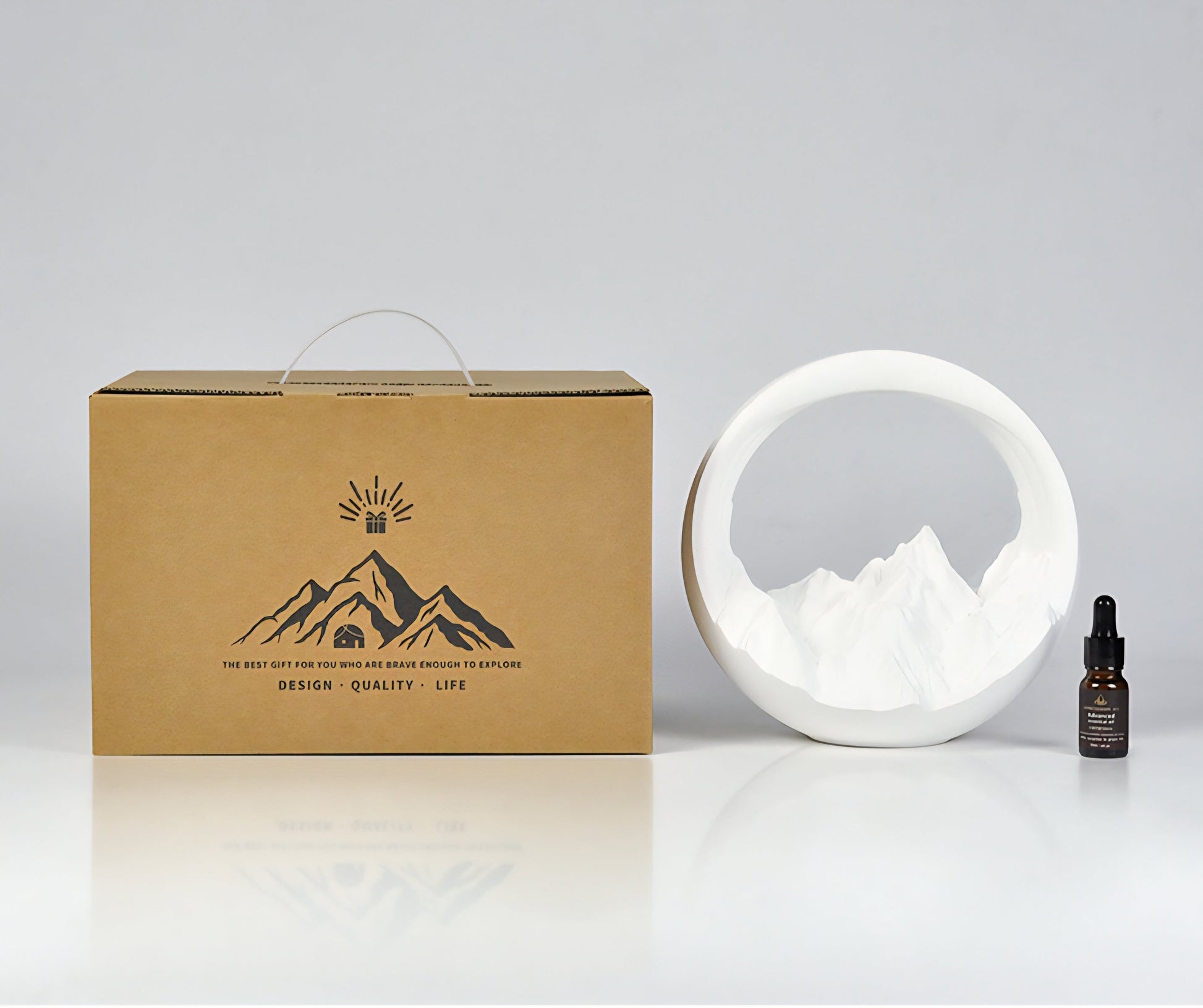Moonlit Galaxy™ Aromatherapy Night Light – Mountain Glow Edition Veyra