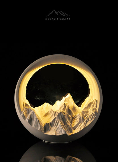 Moonlit Galaxy™ Aromatherapy Night Light – Mountain Glow Edition Veyra