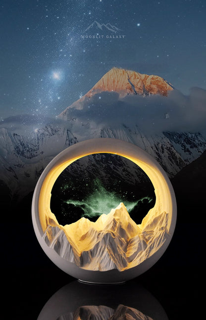 Moonlit Galaxy™ Aromatherapy Night Light – Mountain Glow Edition Veyra