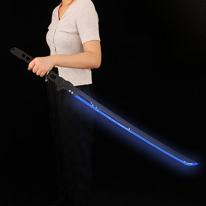 Cyberpunk Energy Katana – LED Rechargeable Samurai Blade Prop