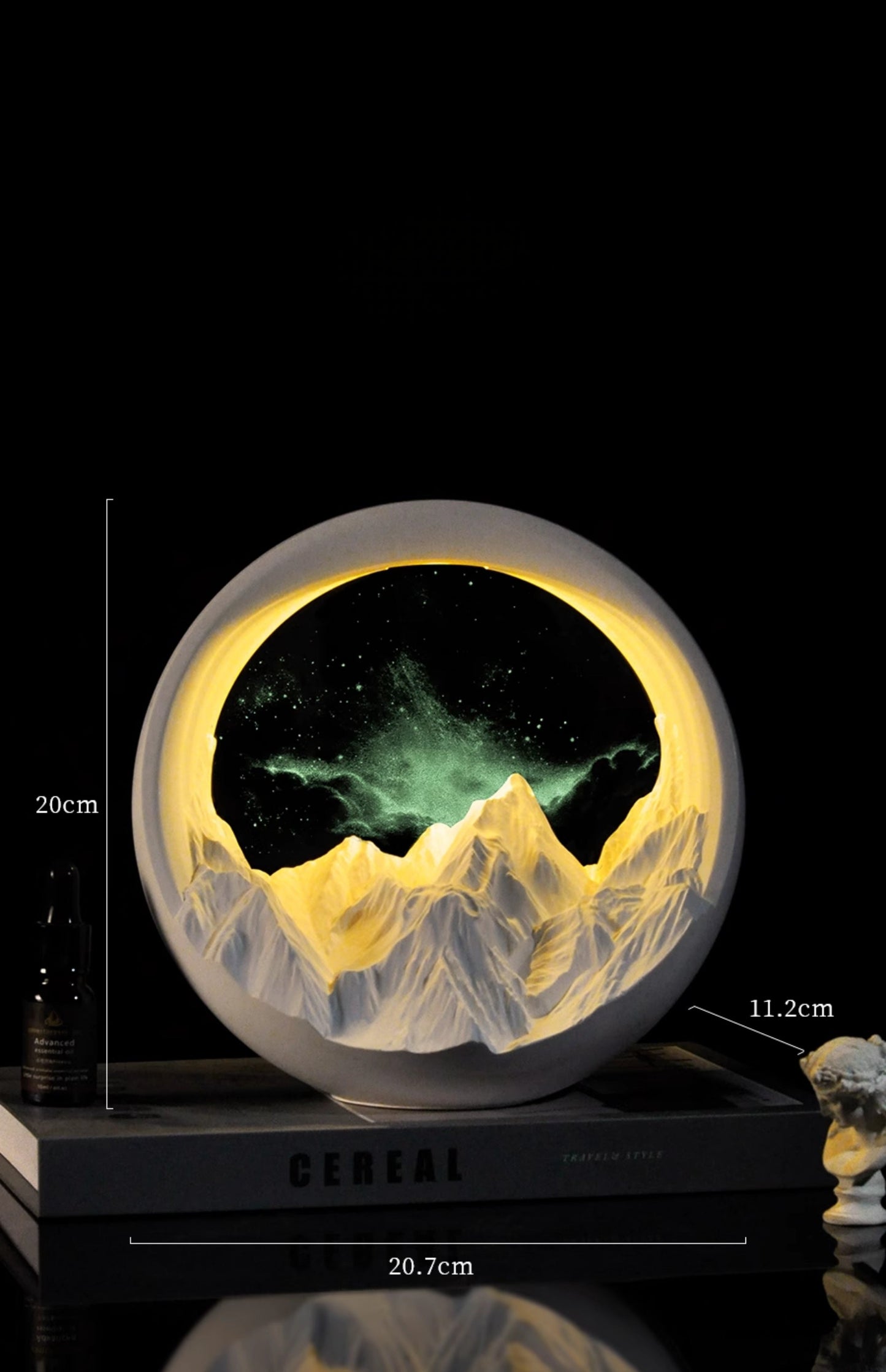Moonlit Galaxy™ Aromatherapy Night Light – Mountain Glow Edition Veyra
