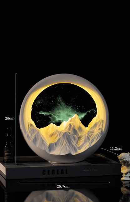 Moonlit Galaxy™ Aromatherapy Night Light – Mountain Glow Edition Veyra